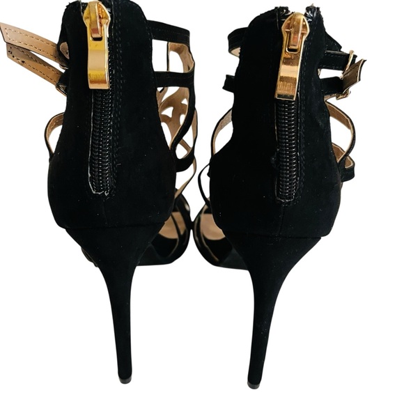 Report Black Strappy Heels - Picture 7 of 8